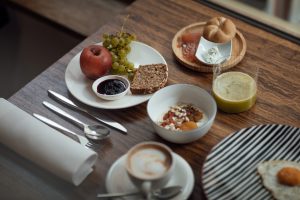 Breakfast Sustainable Hotel Haus am Turm