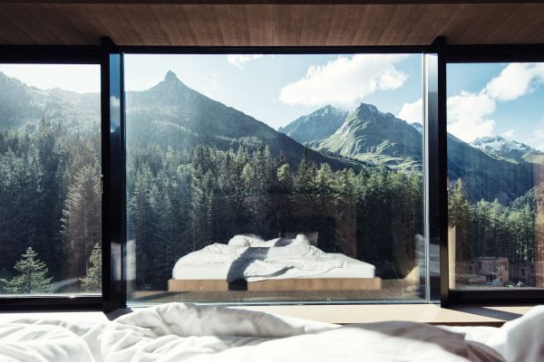 Zimmer Ausblick Gradonna Mountain Resort auf eco suites